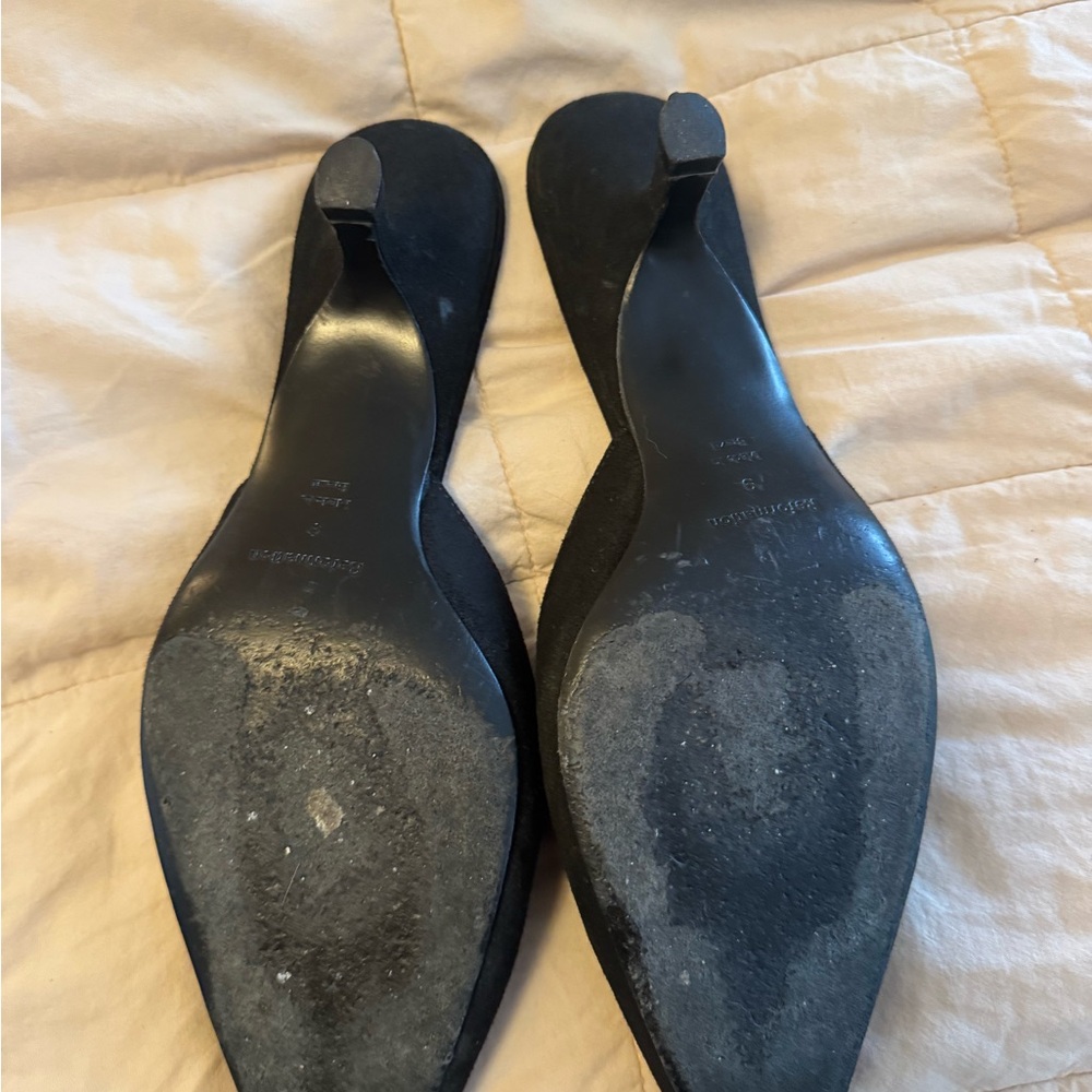 Reformation Black Mules Sleek Minimalist Design - Picture 3 of 3